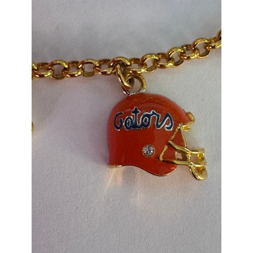 University of Florida Gators Football Danbury Mint charm bracelet NEW w/ box - Picture 5 of 9
